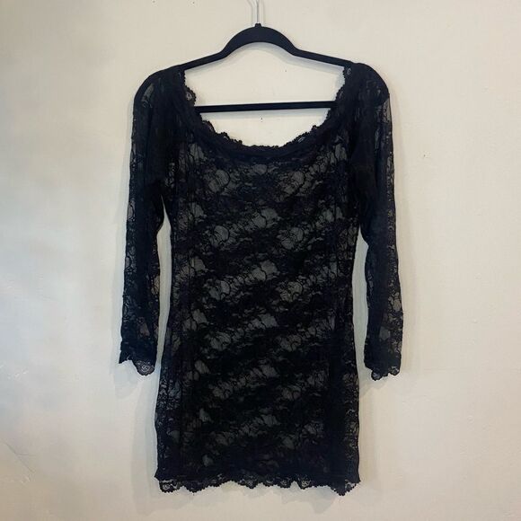 Lace Lingerie Midi Dress Cover Up - Picture 1 of 3